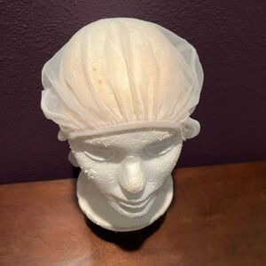 PM120725 Elegant Cream Hair Wrap